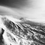 The Niseko United slopes and Mt Yotei in January